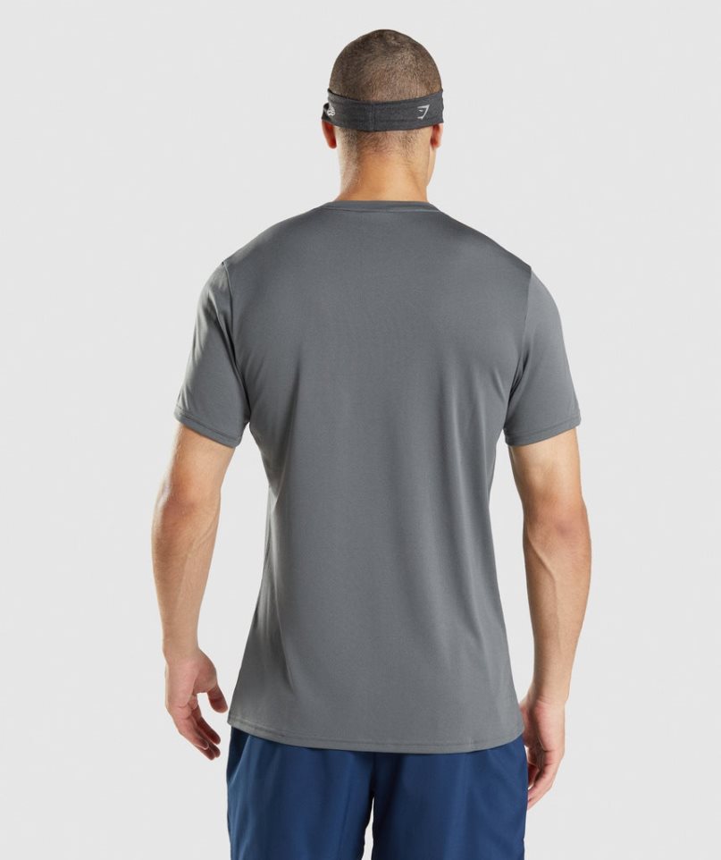 Men's Gymshark Arrival T-Shirts Grey | NZ 7OLRXM